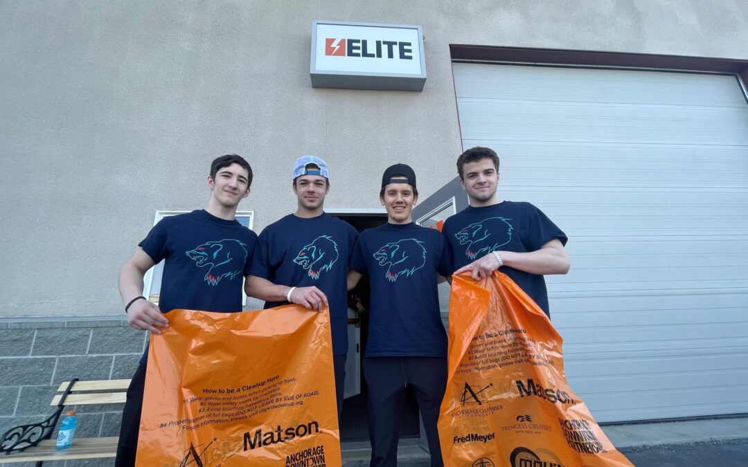 Anchorage Wolverines team up with Elite Fitness to Clean Up Anchorage
