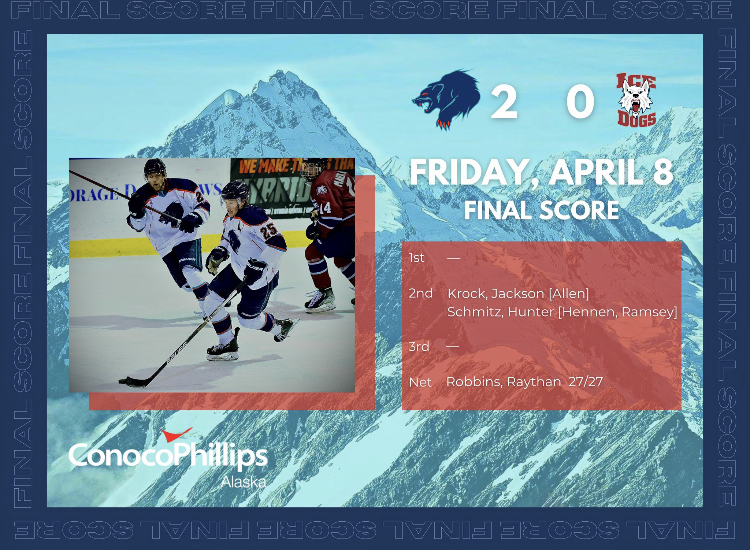 Robbins Shutout Secures Anchorage Two Points