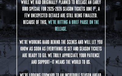 SEASON TICKET UPDATE